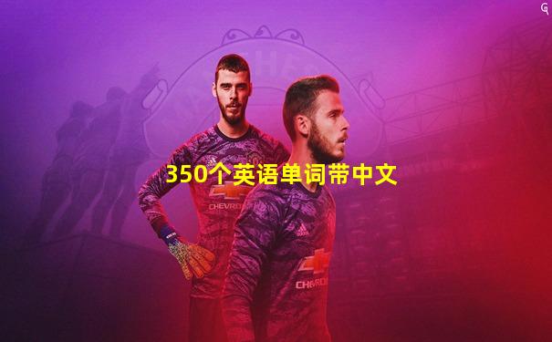 350个英语单词带中文