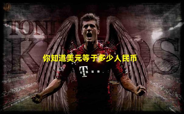 你知道美元等于多少人民币