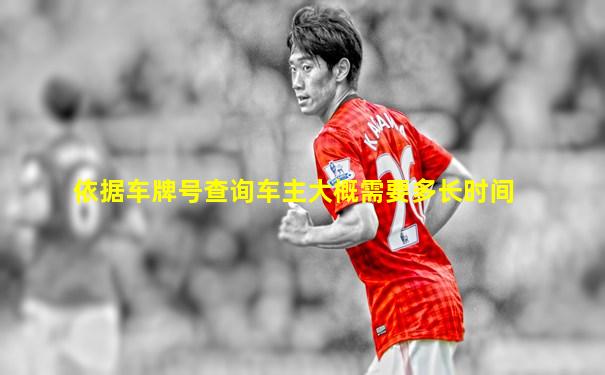 依据车牌号查询车主大概需要多长时间