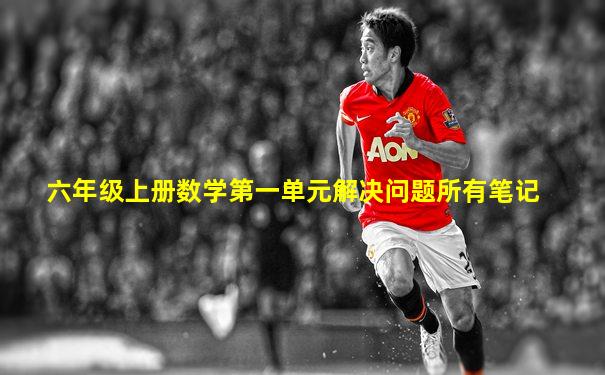 六年级上册数学第一单元解决问题所有笔记