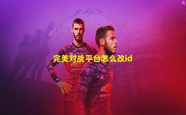 完美对战平台怎么改id