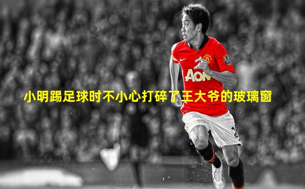 小明踢足球时不小心打碎了王大爷的玻璃窗