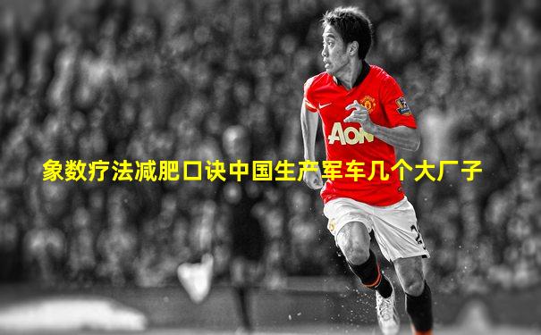 象数疗法减肥口诀中国生产军车几个大厂子