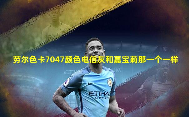 劳尔色卡7047颜色电信灰和嘉宝莉那一个一样