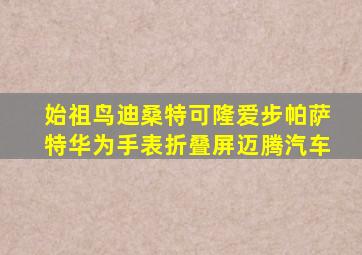 始祖鸟迪桑特可隆爱步帕萨特华为手表折叠屏迈腾汽车