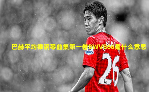 巴赫平均律钢琴曲集第一卷BWV866是什么意思