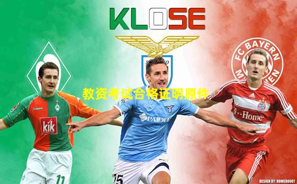 教资考试合格证明原件